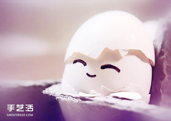 雞蛋畫(huà)畫(huà)可愛(ài)圖片欣賞 簡(jiǎn)單可愛(ài)雞蛋手繪表情 -  www.shouyihuo.com