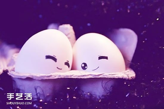雞蛋畫(huà)畫(huà)可愛(ài)圖片欣賞 簡(jiǎn)單可愛(ài)雞蛋手繪表情 -  www.shouyihuo.com