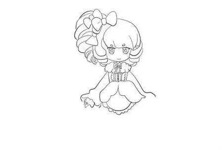 《小花仙》芬妮公主簡筆畫
