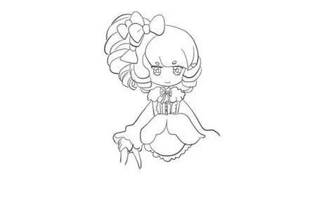 《小花仙》芬妮公主簡筆畫