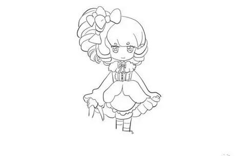 《小花仙》芬妮公主簡筆畫