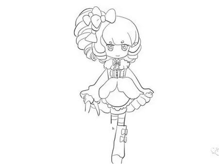 《小花仙》芬妮公主簡筆畫