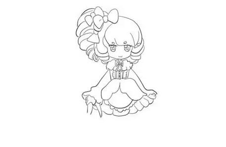 《小花仙》芬妮公主簡筆畫