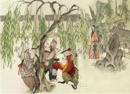 楊萬(wàn)里閑居初夏午睡起二絕句帶拼音版