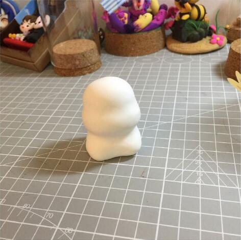 可愛的動物小松鼠橡皮泥手工制作教程圖片