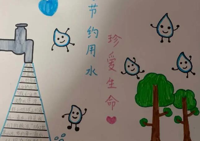 節(jié)約用水手抄報(bào)文字圖片簡單又漂亮