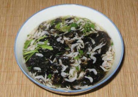 油酥蝦皮紫菜湯