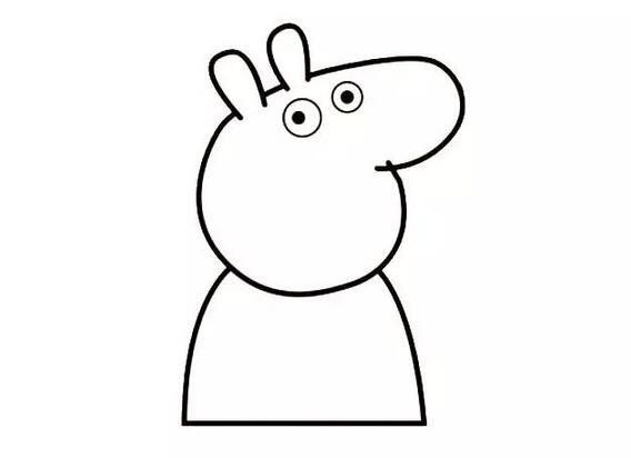 幼兒簡(jiǎn)筆畫：簡(jiǎn)單7步畫小豬佩奇圖片簡(jiǎn)筆畫