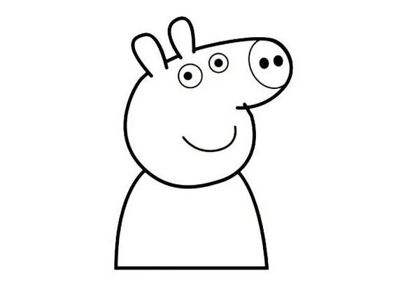 幼兒簡(jiǎn)筆畫：簡(jiǎn)單7步畫小豬佩奇圖片簡(jiǎn)筆畫
