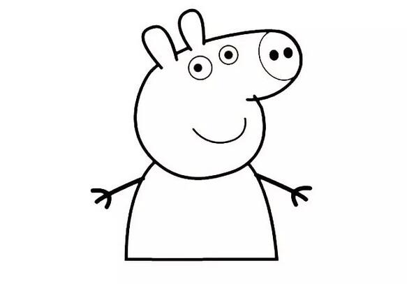 幼兒簡(jiǎn)筆畫：簡(jiǎn)單7步畫小豬佩奇圖片簡(jiǎn)筆畫