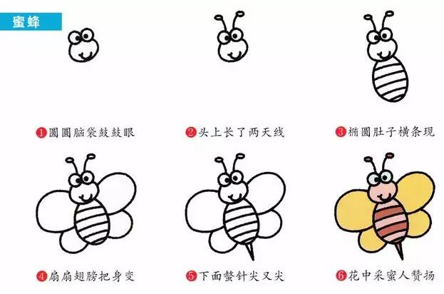 兒童動植物簡筆畫大全教程的圖解