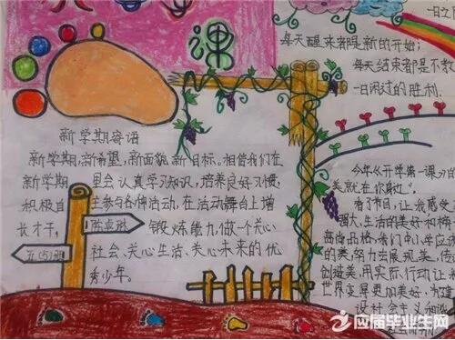 開學(xué)了手抄報內(nèi)容圖片簡單好看
