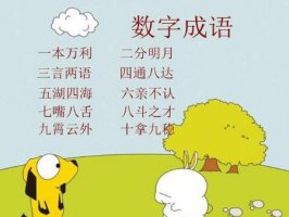 含帶有數(shù)字的成語大全