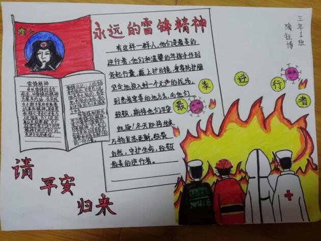 致敬抗疫英雄手抄報(bào)圖片大全