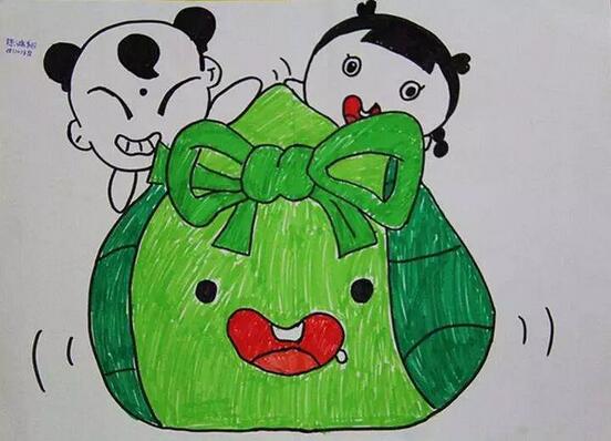 端午節(jié)圖片兒童畫(huà)