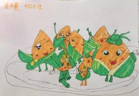 端午節(jié)圖片兒童畫(huà)