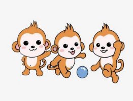幼兒園中班《三只猴子》音樂教案