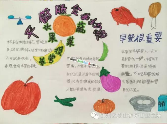 營養(yǎng)與健康手抄報圖片簡單又漂亮