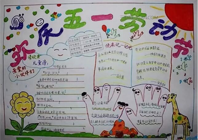 五一勞動節(jié)手抄報和黑板報圖片簡單又漂亮