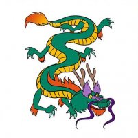 中國龍的簡筆畫教程圖片