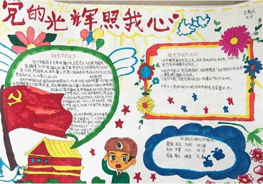 2020年七一建黨節(jié)手抄報內(nèi)容圖片簡單漂亮