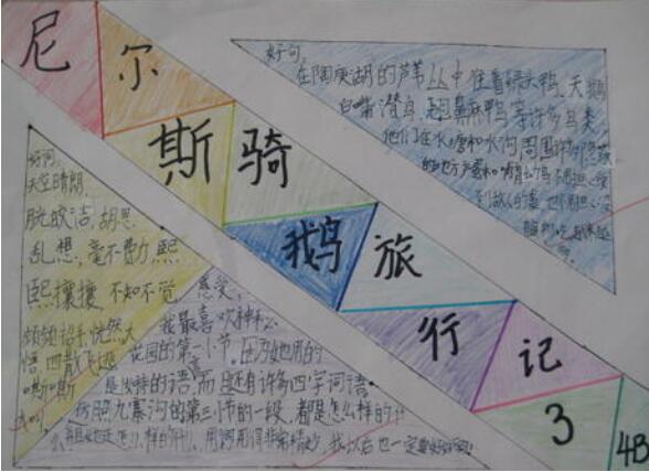 騎鵝旅行記手抄報內(nèi)容圖片簡單又漂亮