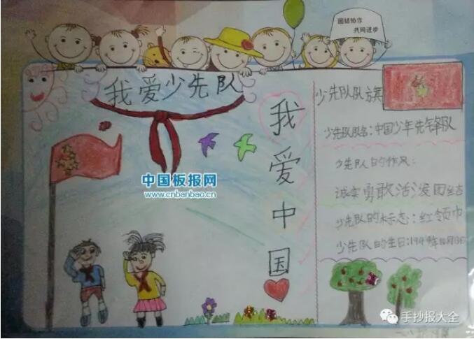 少先隊員手抄報圖片