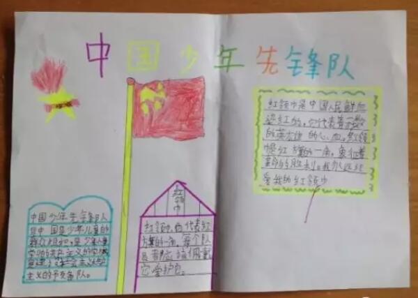 少先隊員手抄報圖片