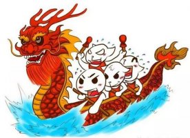 端午節(jié)劃龍舟簡筆畫畫法步驟圖解