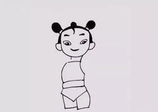 哪吒簡(jiǎn)筆畫圖片教程簡(jiǎn)單