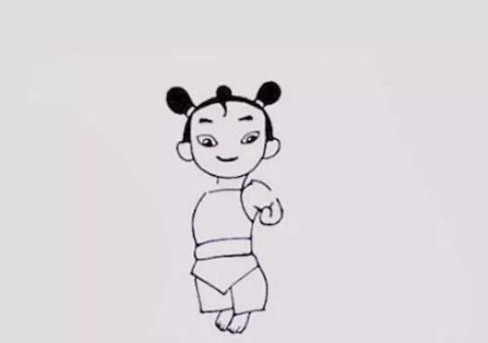 哪吒簡(jiǎn)筆畫圖片教程簡(jiǎn)單