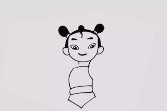 哪吒簡(jiǎn)筆畫圖片教程簡(jiǎn)單
