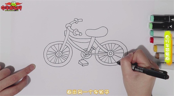自行車簡筆畫