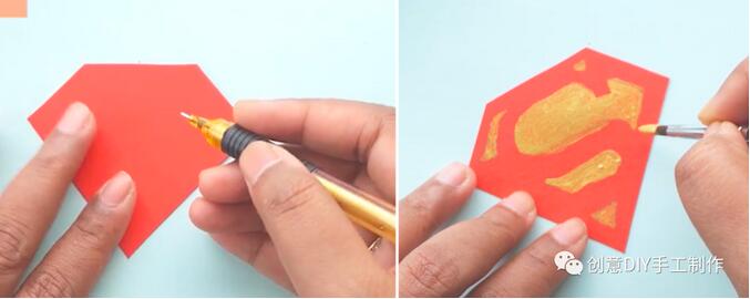 簡單漂亮的父親節(jié)賀卡:超人爸爸賀卡