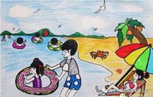 父親節(jié)兒童畫作品欣賞