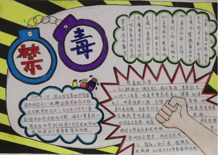 2020禁毒手抄報(bào)內(nèi)容圖片簡(jiǎn)單又漂亮