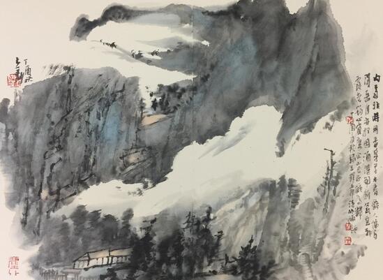 杜甫戲題王宰畫山水圖歌翻譯