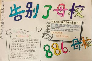 最美畢業(yè)季手抄報(bào)內(nèi)容圖片