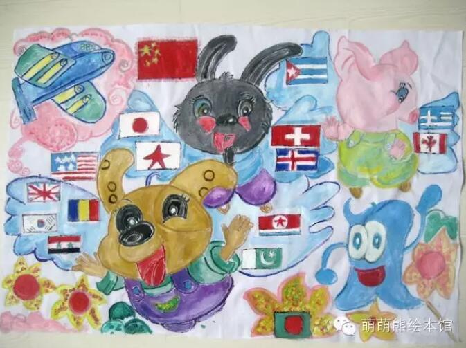 世界和平兒童畫作品欣賞
