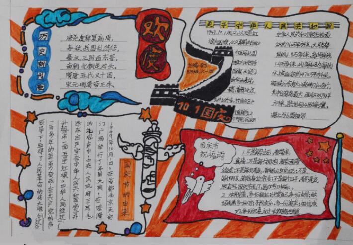 慶祝國(guó)慶71周年手抄報(bào)內(nèi)容圖片