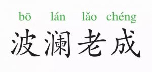 成語故事：波瀾老成