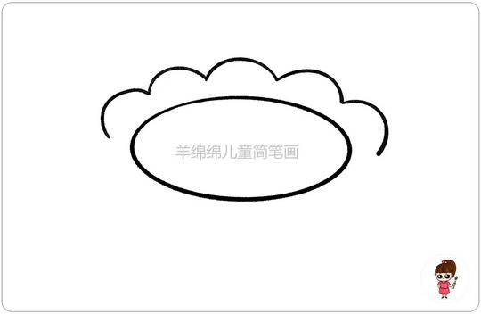中秋節(jié)月餅簡(jiǎn)筆畫教程圖片