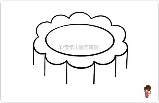 中秋節(jié)月餅簡(jiǎn)筆畫教程圖片