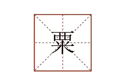 粟怎么讀