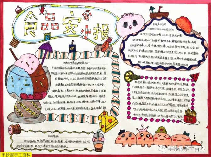 食品安全手抄報圖片合集