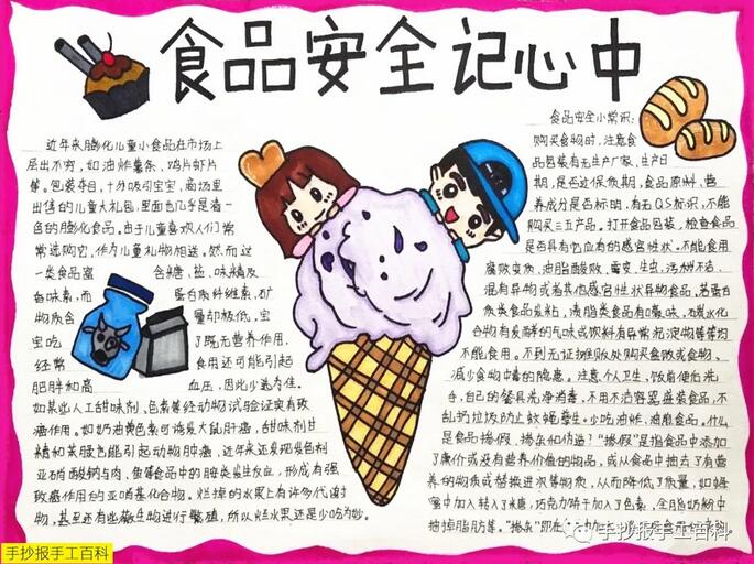 食品安全手抄報圖片合集