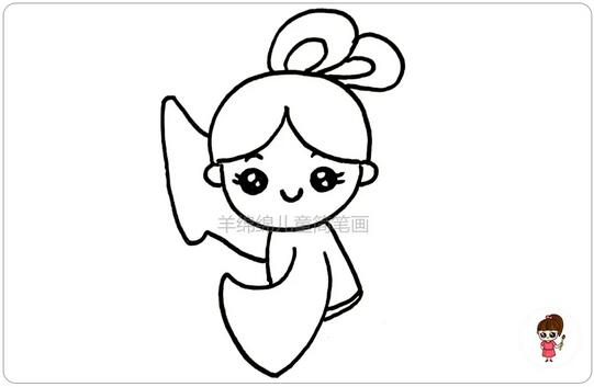 中秋節(jié)嫦娥奔月簡筆畫簡單又漂亮