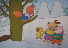 幼兒故事冬天的小路