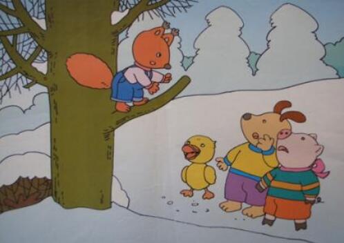 幼兒故事冬天的小路