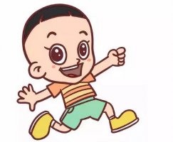 卡通人物大頭兒子簡筆畫怎么畫